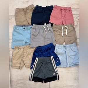3T Shorts Bundle Gap, Oshkosh, adidas, Nike, cat & Jack, carters